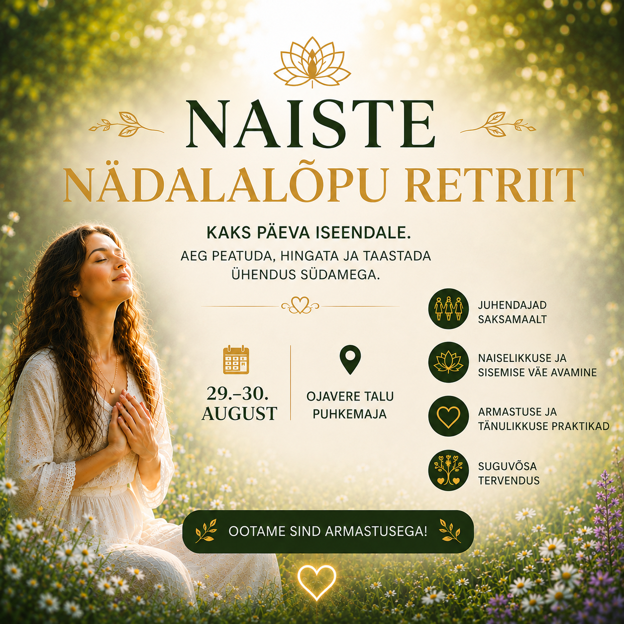 Naiste nädalalõpu retriit